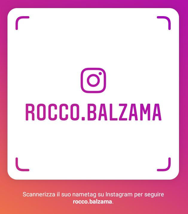 Follow rocco balzama on instagram