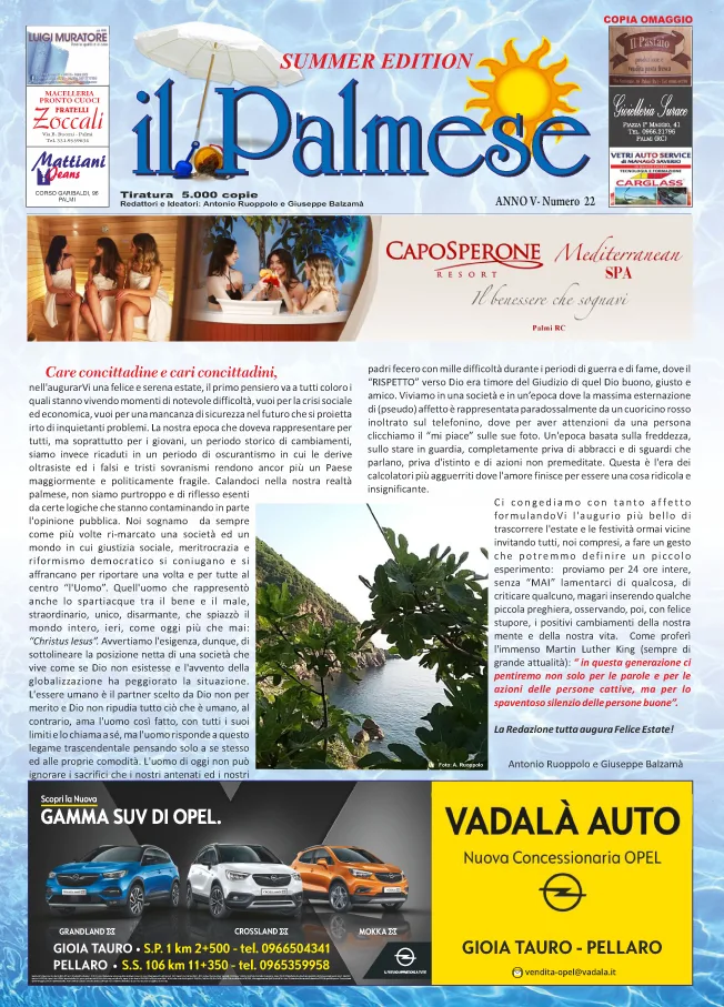 Palmese-Summer edition 2019